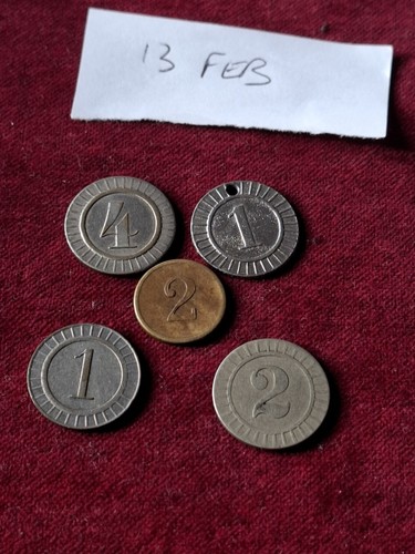 Old gaming tokens lot - old, 1