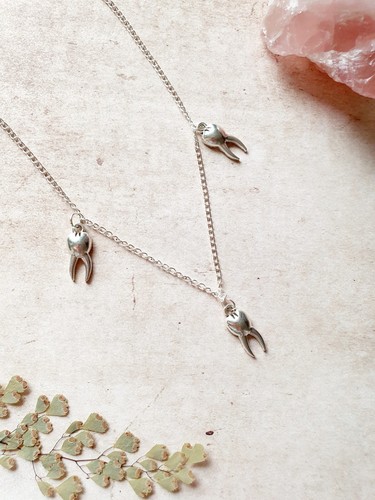 Tooth necklace gothic grunge - tooth,