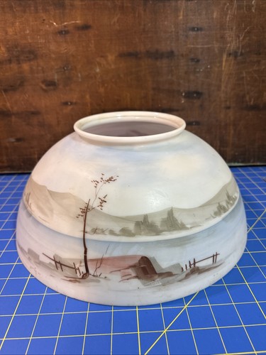 Antique hand painted landscape - antique,