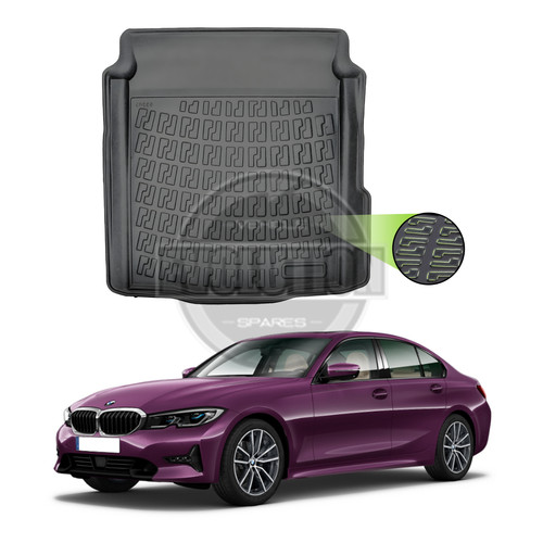 Tailored rubber boot mat tray - rubber,