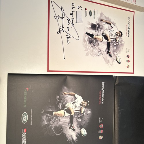 Jonny wilkinson signed rugby - signed,