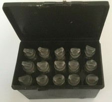 RARE SET OF 15 VINTAGE GLASS