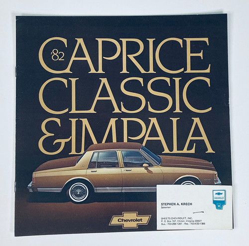 1982 chevrolet classic impala - chevrolet,