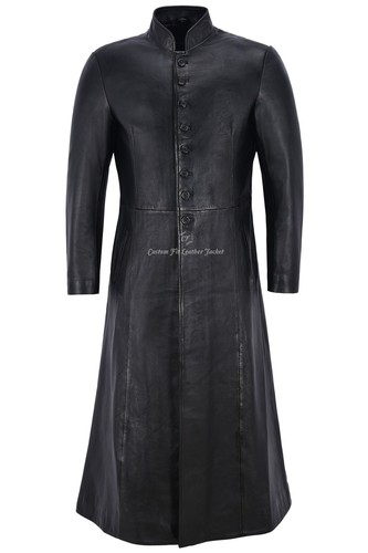 Men leather jacket black - men's,