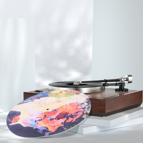 Vinyl record player pad - vinyl,