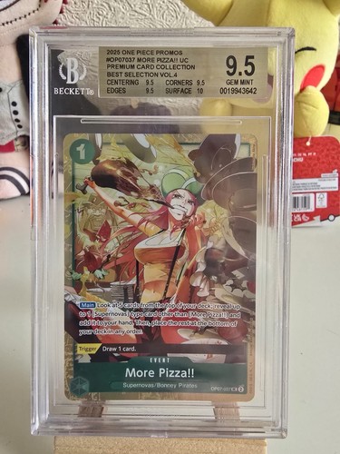 One piece more pizza - more,