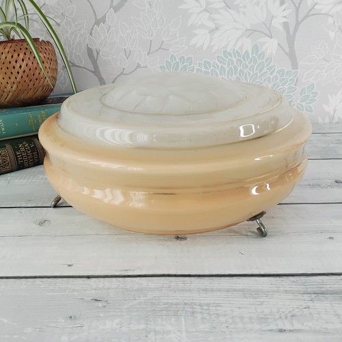 Vtg art deco - deco, glass