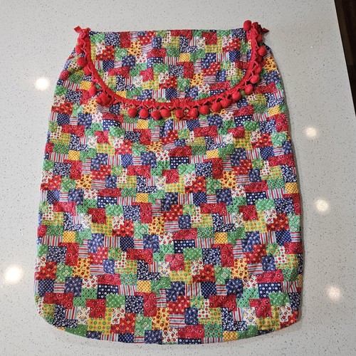 Patchwork fabric pom - patchwork,
