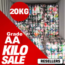 20 kilo box of AA grade used clothing mixed all season perfect for resell