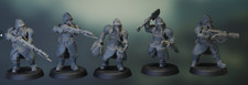 Trench Planetary Militia - 28mm 32mm - Multi-part Kit - Grimdark - Sci-fi