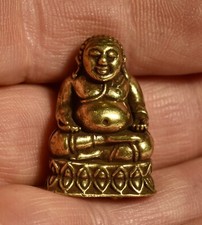 Sitting Buddha Brass Amulet