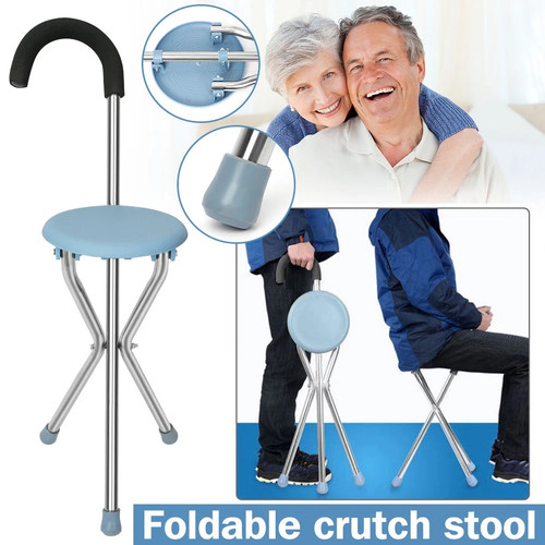 Legged folding cane - legged, seat