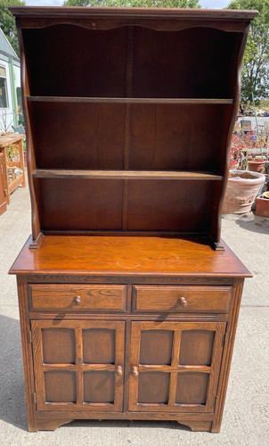 Small oak dresser with two - small,