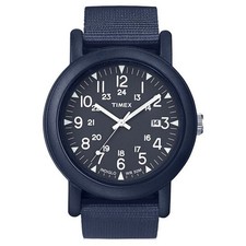 Timex Men's Camper Blue Nylon