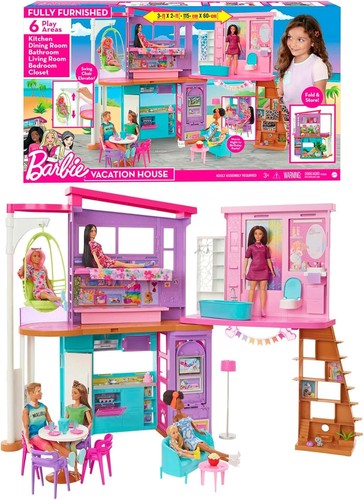 Barbie vacation house storey - barbie,