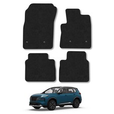 Nissan X-Trail Mild Hybrid 2022+ Car Mats Black Carpet Tailored Fit Easy Clean