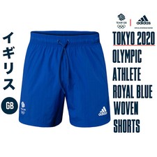 🇬🇧 ADIDAS TEAM GB TOKYO OLYMPIC ELITE ATHLETE TECH WOVEN SHORTS SIZE 36" 🇬🇧