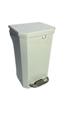 Commercial Industrial Pedal operated steel fire retardant bin - 38L Capacity