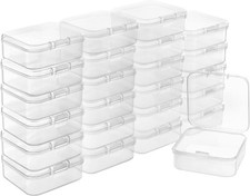 12 Pack of Small Clear Plastic
