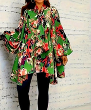 Ladies Green Loose Blouse