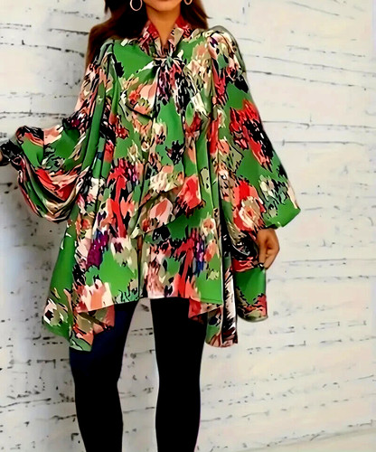 Ladies green loose - ladies,