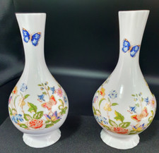 Pair of Globe Bud Vases by