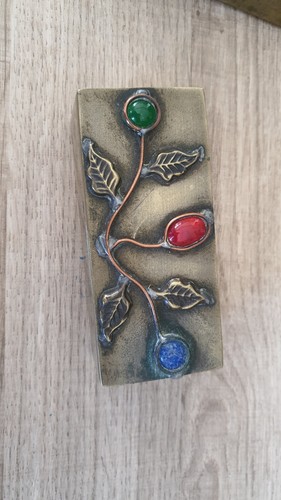 Vintage snuff scent case metal - snuff,