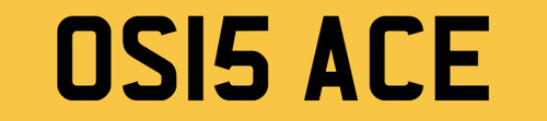 Number plate private - os,