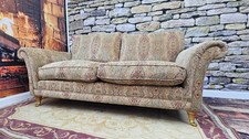 PARKER KNOLL BURGHLEY LARGE 2 SEATER SOFA IN BASLOW MEDALLION GOLD RRP £1950