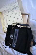 UGG Black Sheepskin Cross Body Bag. NEW