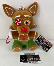 FNAF Gingerbread Foxy Plush Soft Toy NEW Five Nights at Freddy's Funko Christmas
