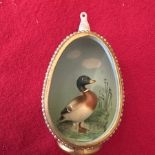 Vtg Egg Shaped Mallard Duck