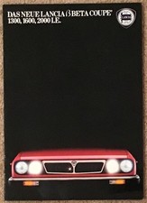 LANCIA BETA COUPE Brochure