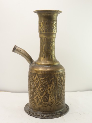 Vintage arabic shisha brass - vintage,