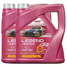 MANNOL Legend + Ester 0W-40 Synthetic Engine Oil A3/B4 API SN/CH-4 LL-011 4L x2