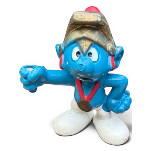 Vintage olympic smurf - olympic, figure