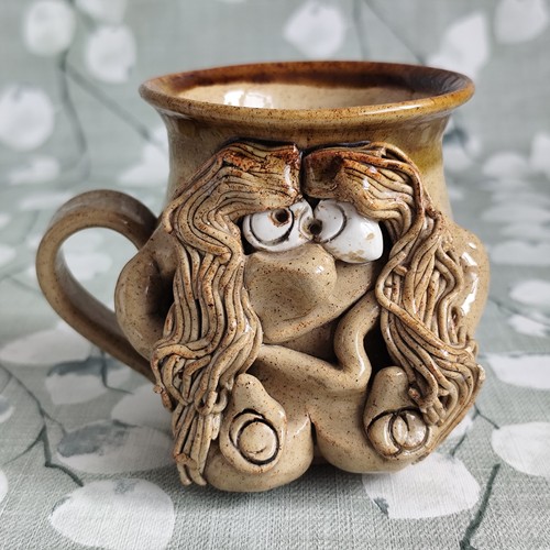 Vintage pretty ugly pottery - pretty,