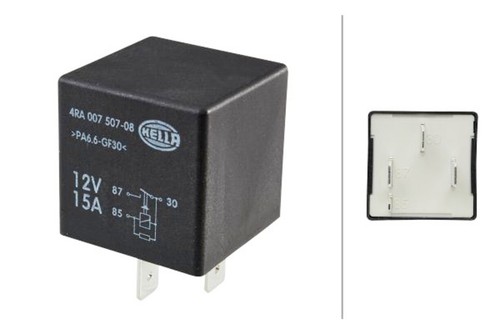Hella working current relay
