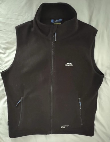 Men trespass black gilet - trespass,