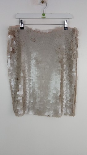 Skirt neutral sequin - skirt,