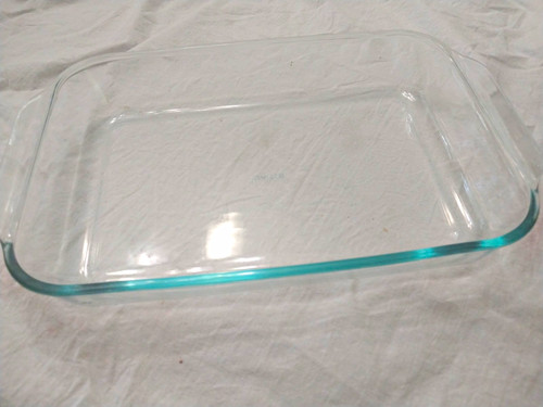 Clear glass rectangular baking - glass,