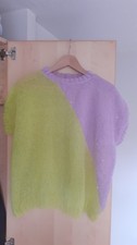 Hand Knitted Bodywarmer Mohair