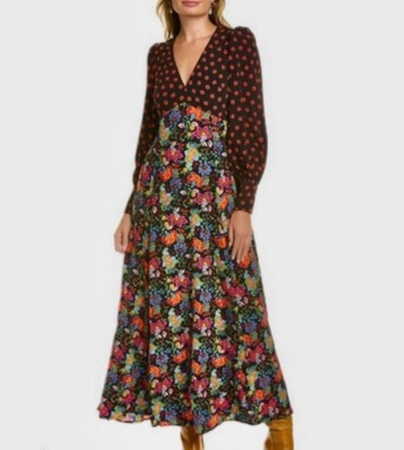 Boden long sleeved maxi - long,