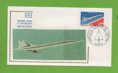 Fdc 1976 concorde airplane - 1976,