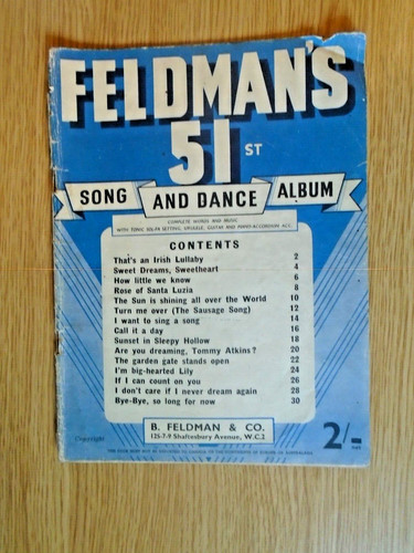 Feldman 51st song dance - 51st, &