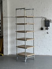 2m Tall 6 Shelf Ecom Picking Trolley Light Duty Small Footprint E-commerce Wheel