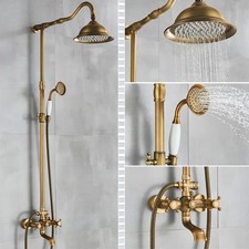 Antique Brass Bathroom Shower