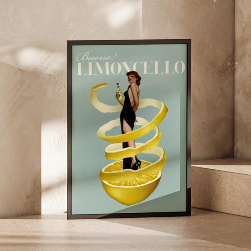 Limoncello vintage pin - limoncello,