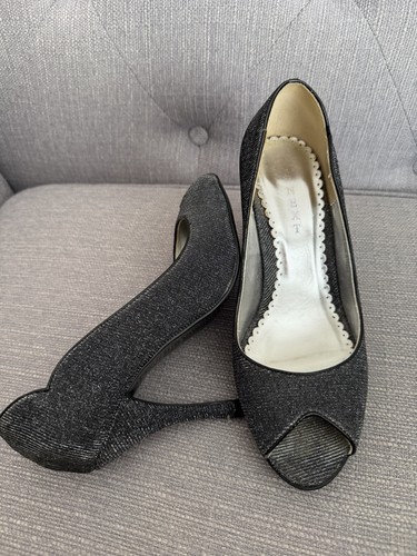 Next black silver glitter peep - silver,