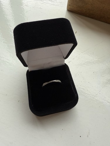 Diamond platinum wedding band - diamond,